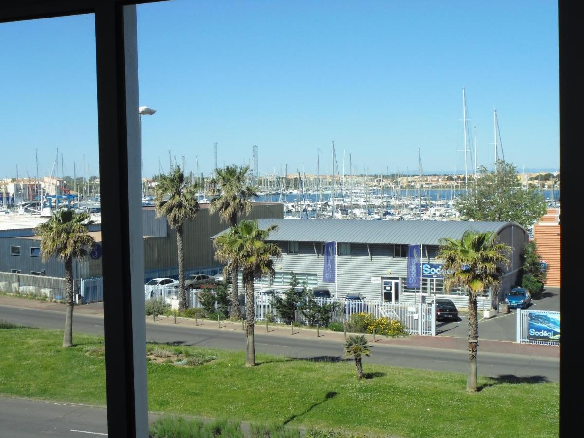 Апартаменты Cap D'Agde 300M Plage Du Mole,Vue Port,Parking,Lave Linge,Piscine Экстерьер фото